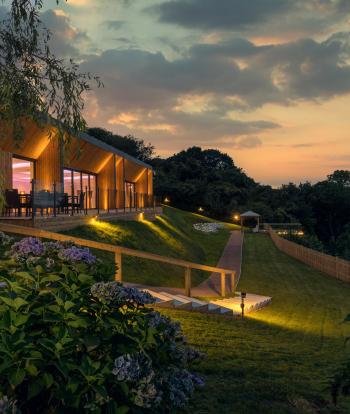 The Venue at Sandy Cove Hotel at sunset