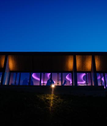 Exterior view of The Venue at the Sandy Cove Hotel, Devon