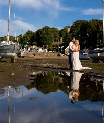 Bride & Groom Watermouth Harbour