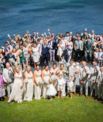 Group photo after ceremony